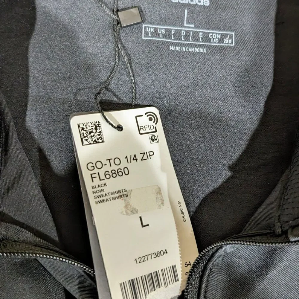 BNWT Adidas Half Zip - Picture 2 of 4